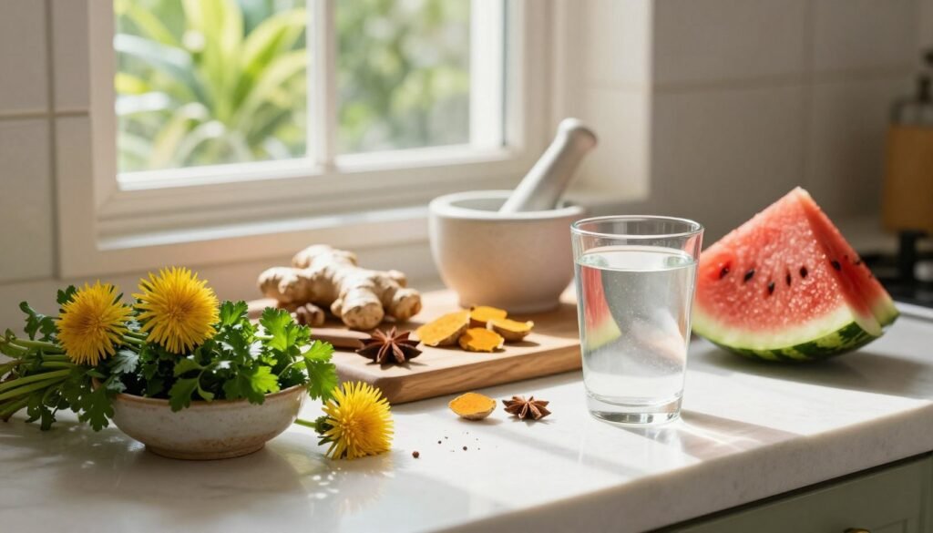 natural remedies for water retention